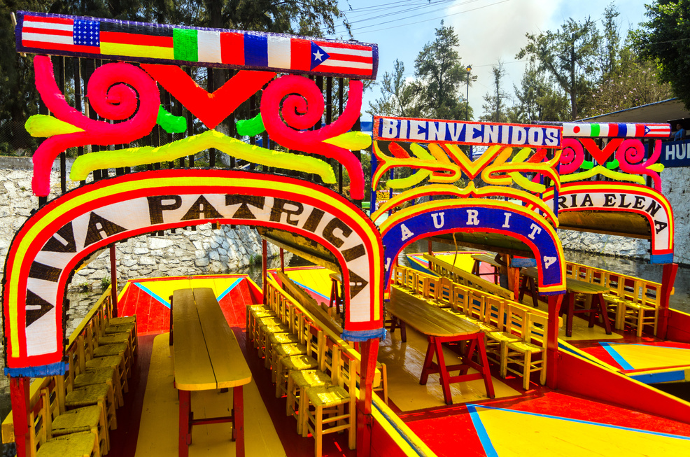 Boats in Xochimilco